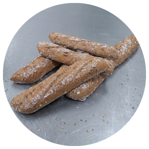 Cut baguette gluten free _bake2pack Cut baguette gluten free _bake2pack
